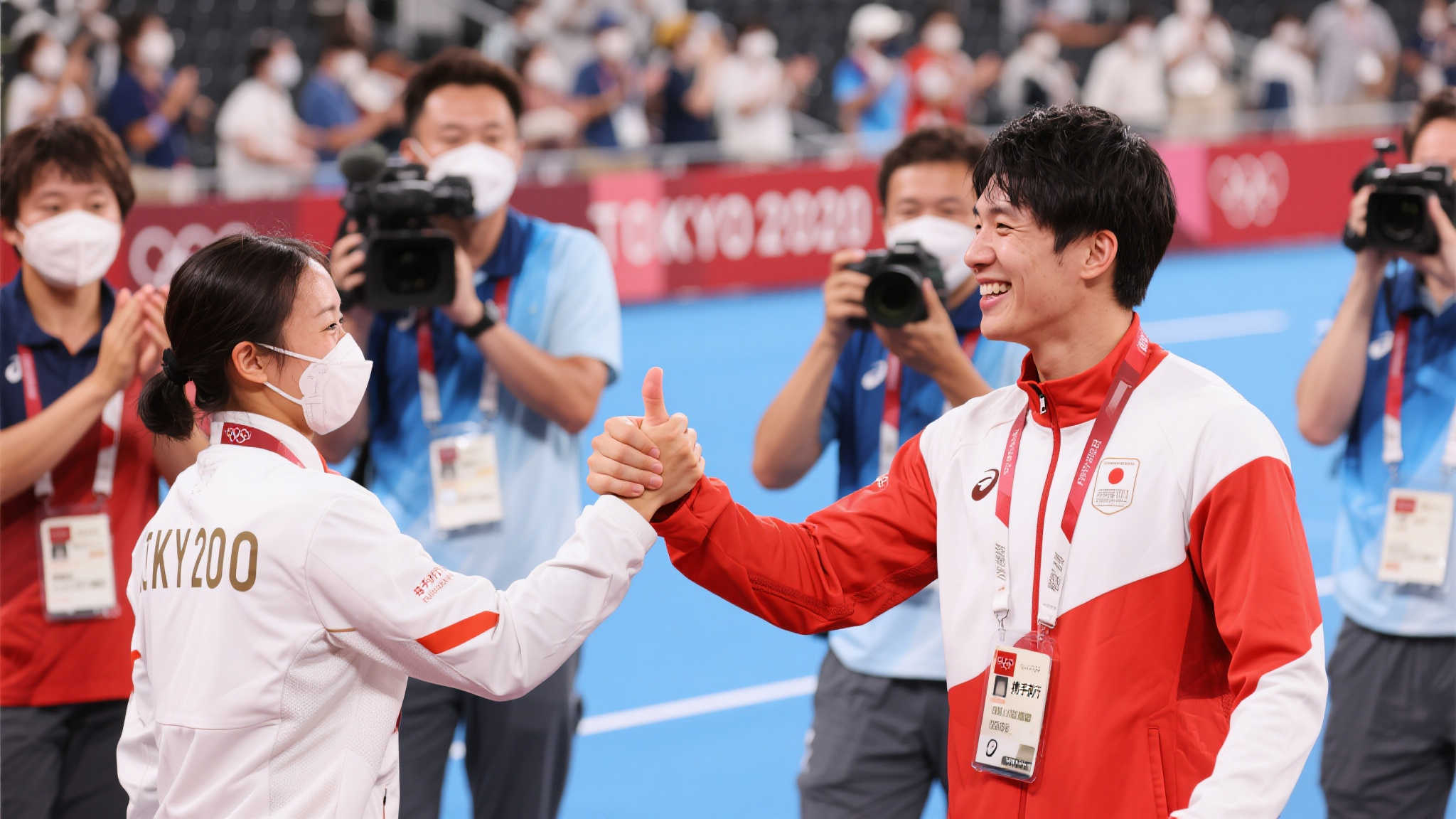 齐心协力 传承奥运精神 例如,日本东京2020年夏季奥运会上,因为疫情导致